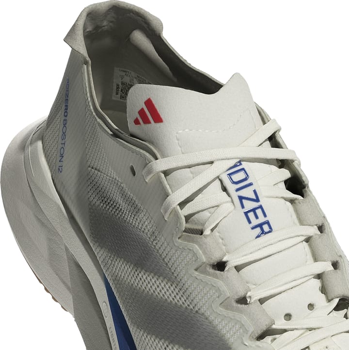 Adidas Women's Adizero Boston 12 Core White/Metallic Silver